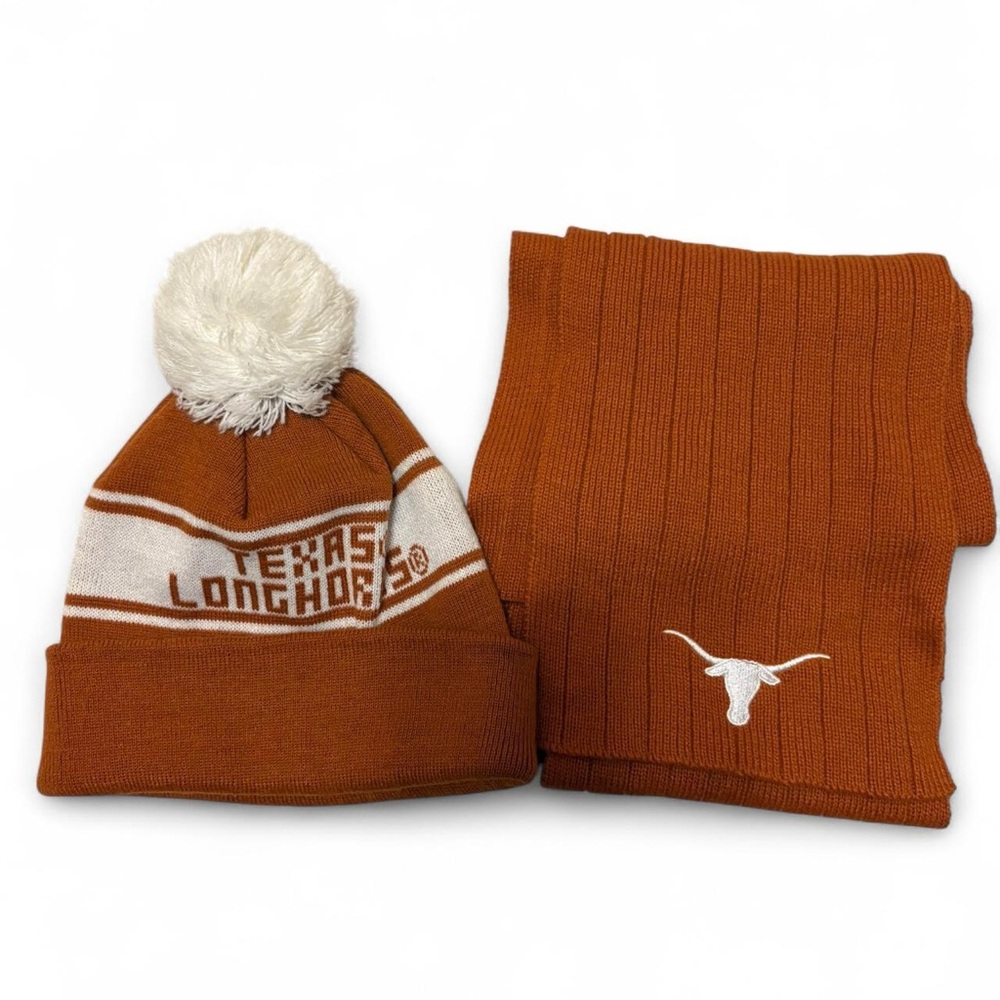 Texas Longhorns Beanie and Scarf Set